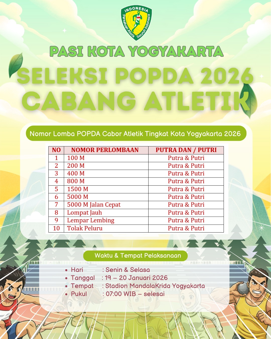 Poster Seleksi Daerah Terbuka 2026